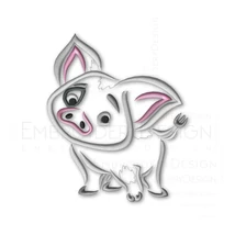 Pau Pig Moana Sketch