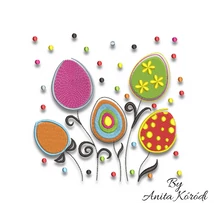 Easter eggs  abstract