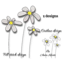 Daisy fill and outline