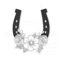 Floral Horseshoe