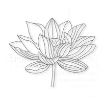 Lotus Flower 4 Line
