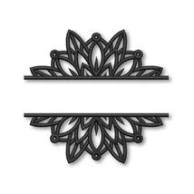 Mandala Split Monogram v1