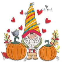 fall pumpkins digital file