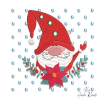 Gnomes christmas snowflakes