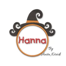 Circle Halloween Monogram