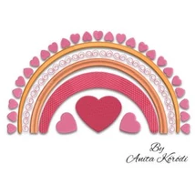 Boho rainbow embroidery