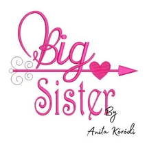 Big Sister Embroidery Design