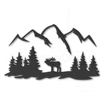 Forest Mountains Deer