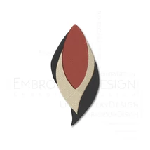 Faux Leather Earring 1