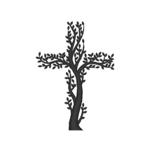 Christian Cross in the form of tree