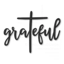 Grateful Faith Jesus Religious Cross