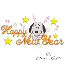 Snoopy happy new year
