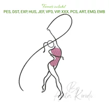 rhythmic gymnastics embroidery