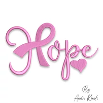 hope embroidery design with heart