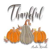 thankful embroidery