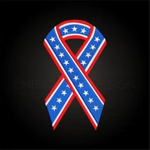 Happy veterans day ribbon