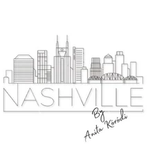 Nashville skyline embroidery design