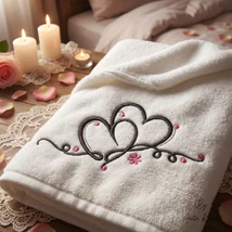 heart embroidery design