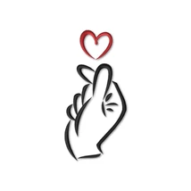 Korean Finger Heart Hand