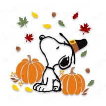Snoopy  pumpkins Vector SVG