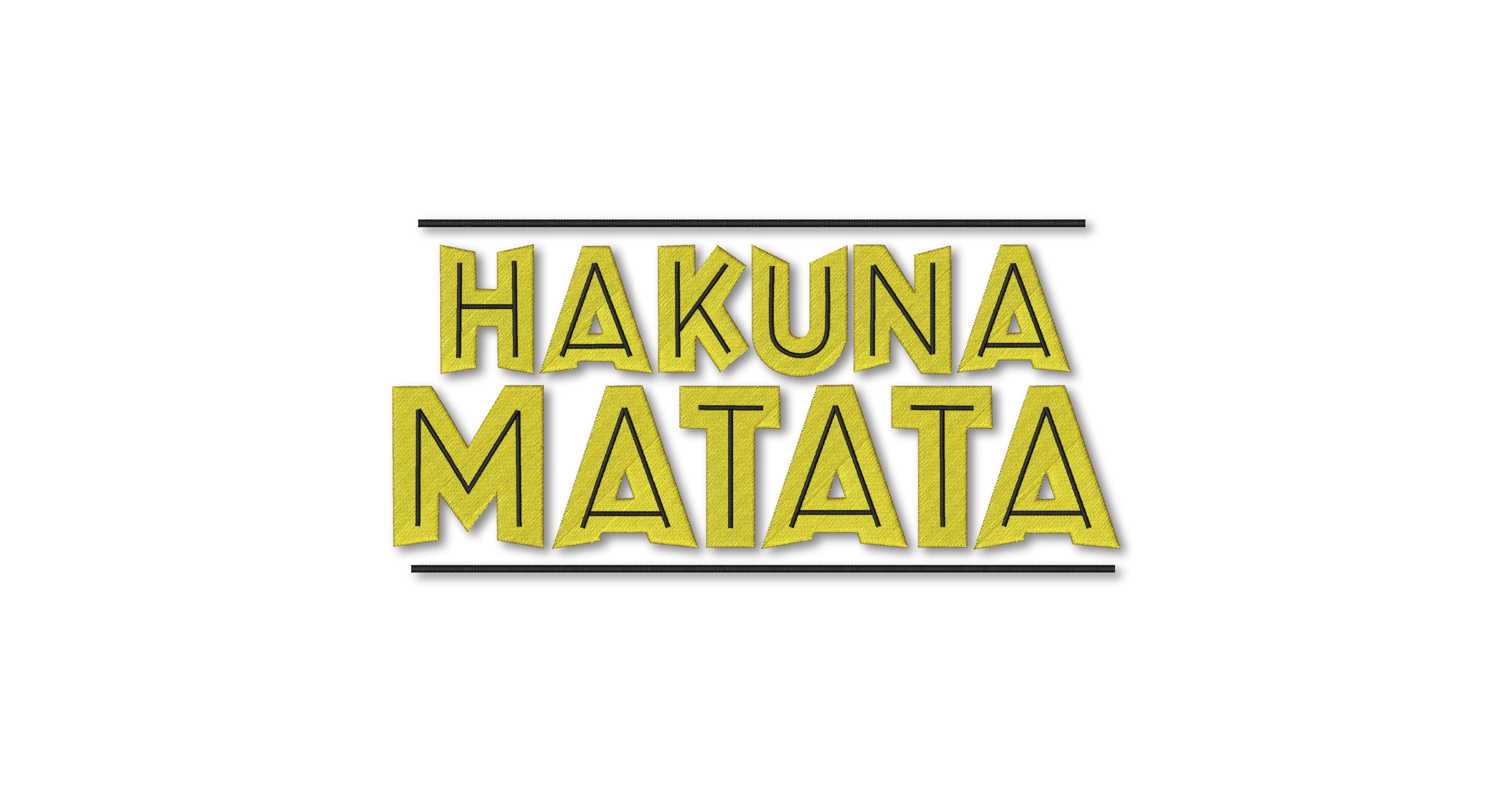 Lion King Hakuna Matata - Anita Kóródi - SvgEmbroideryDesign
