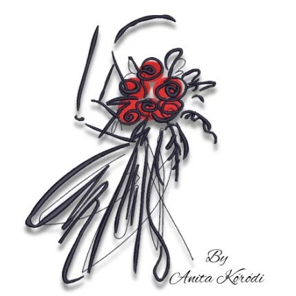 wedding embroidery design