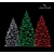 Christmas trees outline
